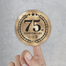 Search for 75th anniversary stickers Gold