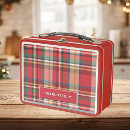 Search for plaid lunch boxes Rustic