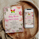 Search for purple gold butterflies invitations Garden party