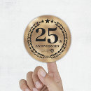 Search for business anniversary stickers Gold