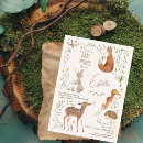 Search for boho woodland baby shower invitations Rabbit