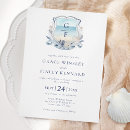 Search for watercolor crest wedding invitations Dusty blue