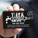 Search for plumber business cards Professional