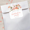 Search for pink flowers square stickers Feminine