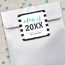 Search for blue and black graduation stickers High school graduation