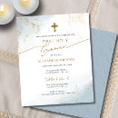 Search for christian first communion invitations Watercolor