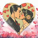 Search for retro couple stickers Romance