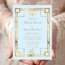 Search for baby blue wedding invitations Elegant
