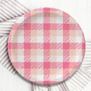 Search for tartan plaid plates Pink