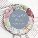 Search for floral graduation plates Grad party