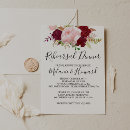 Search for red rehearsal dinner invitations Flower