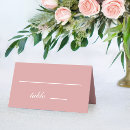 Search for simple wedding place cards Bride and groom names