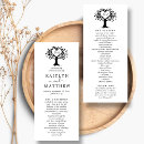 Search for trees wedding programs Elegant