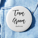 Search for team groom badges Black