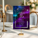 Search for silver numbers table wedding table cards Chic