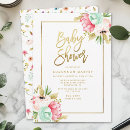 Search for peonies baby shower invitations Script