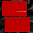 Search for red business cards Unique