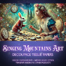 Search for clock tissue paper Decoupage