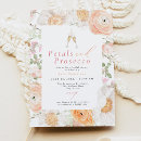 Search for petals and prosecco bridal shower invitations Blush floral