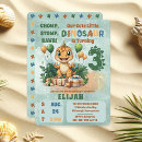 Search for little dino birthday invitations For kids