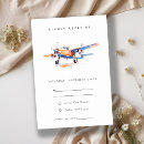 Search for fly rsvp cards Aeroplane
