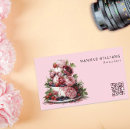 Search for cake business cards Pink