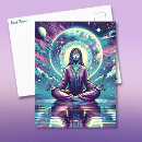 Search for meditating postcards Yoga