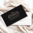 Search for royal business cards Hairstylist