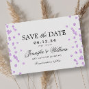 Search for confetti save the dates Purple