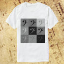 Search for bass clef tshirts Musician