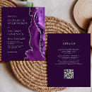Search for purple and silver invitations Elegant