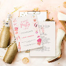Search for champagne hens party invitations Itinerary