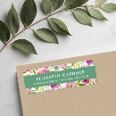 Search for bohemian wedding return address labels Pink