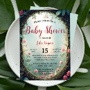 Search for secret garden baby shower invitations For her