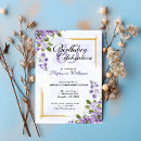 Search for womans 55th birthday invitations Elegant