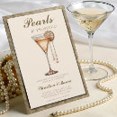 Search for pearl wedding invitations Champagne