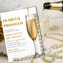 Search for pearl wedding invitations Champagne