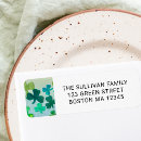 Search for shamrock return address labels Ireland