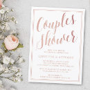 Search for rose gold shower wedding invitations Elegant