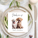 Search for pet cocktail wedding napkins Simple