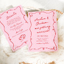 Search for pink wedding invitations Typography