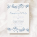 Search for french engagement party invitations Blue