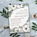 Search for anemone invitations White anemones