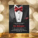 Search for mens tuxedo birthday invitations For him