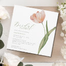 Search for tulip bridal shower invitations Green