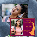 Search for red and gold graduation invitations Class of 2025