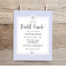 Search for amethyst bridal shower invitations Lilac