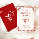 Search for cupid wedding invitations Vintage