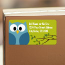 Search for cute owl return address labels Modern