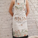 Search for flowers love aprons Mother